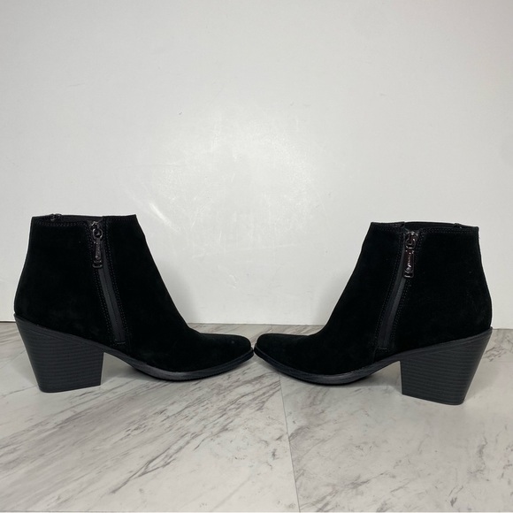 Blondo Nanite Black Suede Waterproof Bootie 7 1/2 - Picture 5 of 14